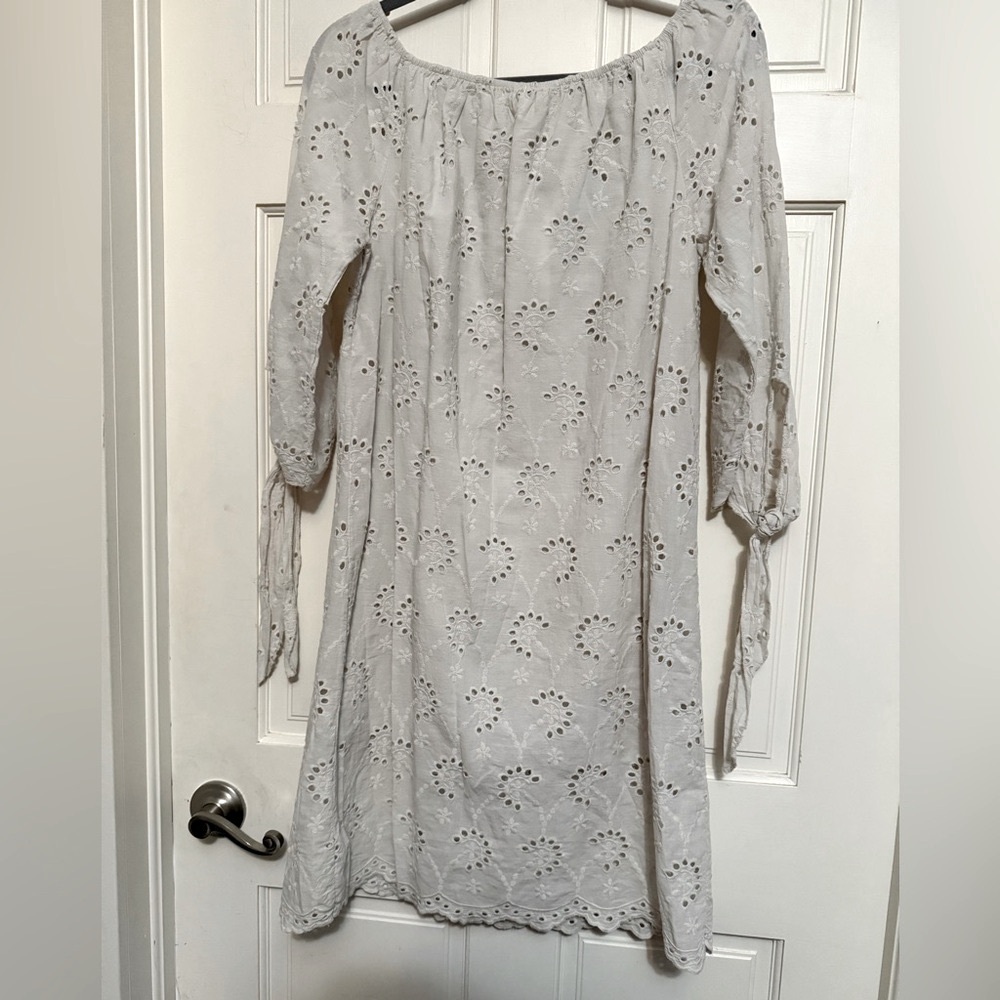 Elegant Eyelet Dress